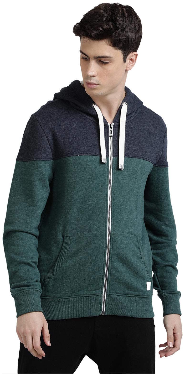 

Urgear Men Green Hooded Hoodie