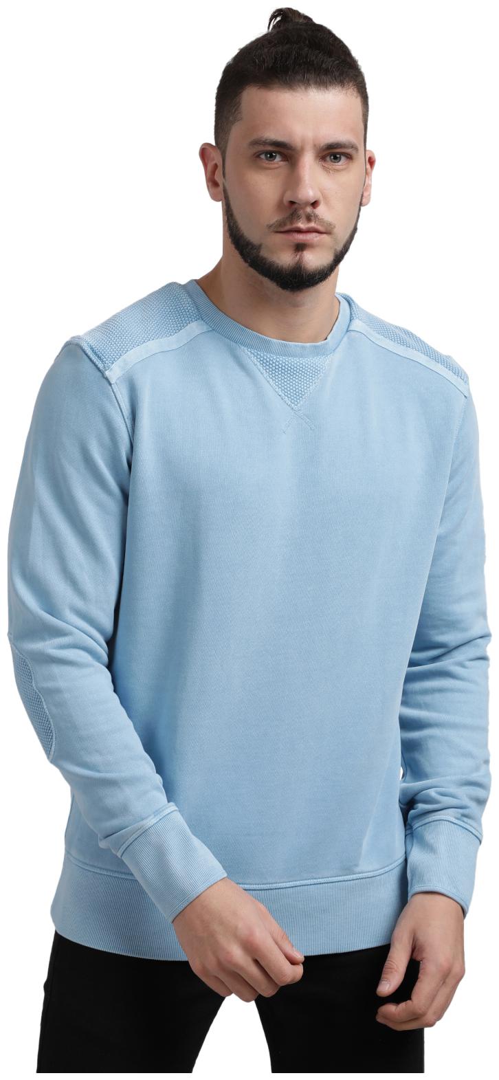 

Urgear Men Blue Round neck Sweatshirt