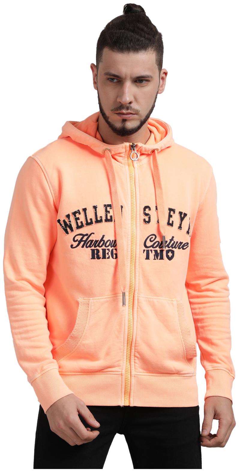

Urgear Men Orange Hooded Hoodie