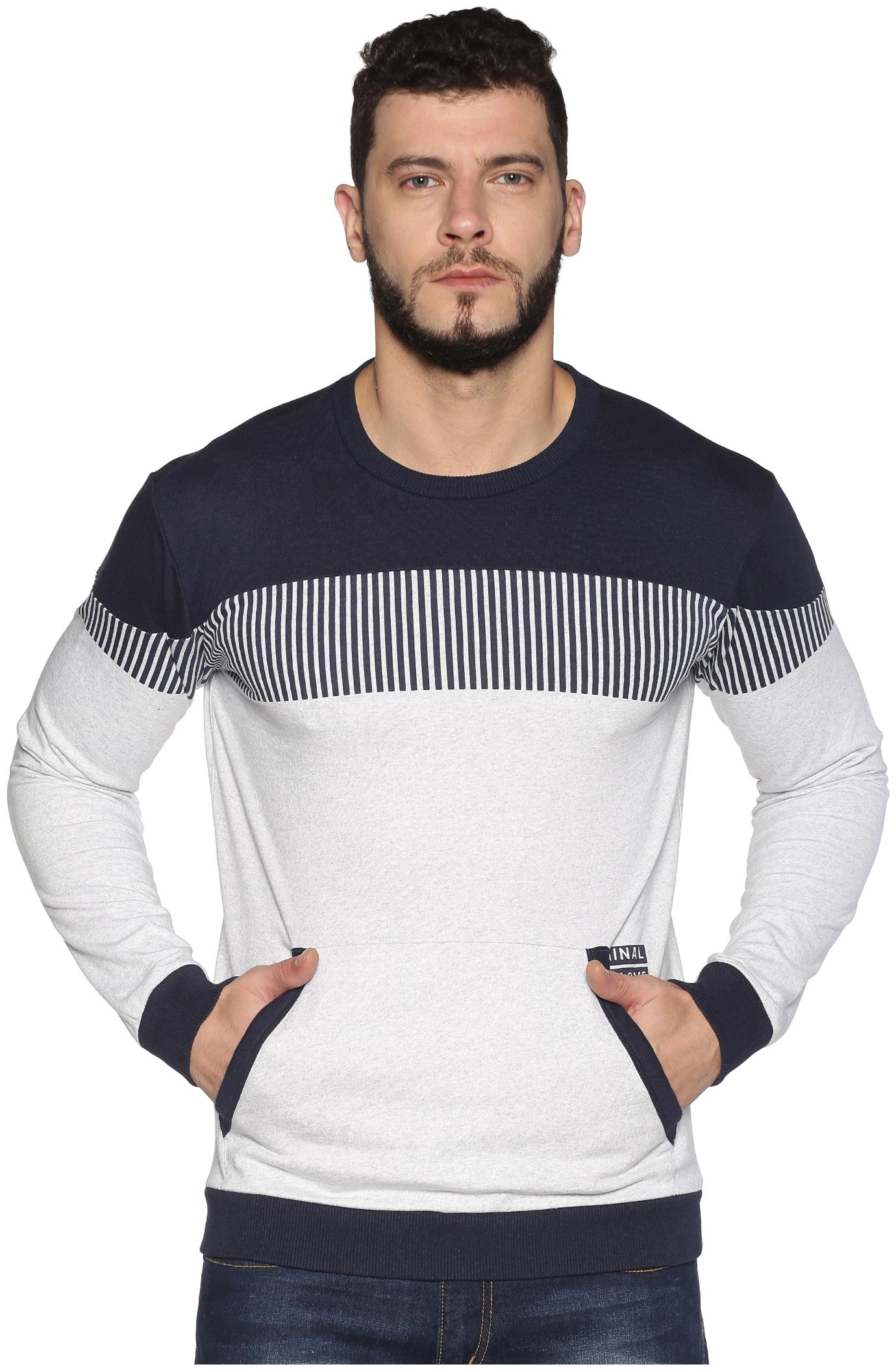 

Urgear Men White Round neck Sweatshirt