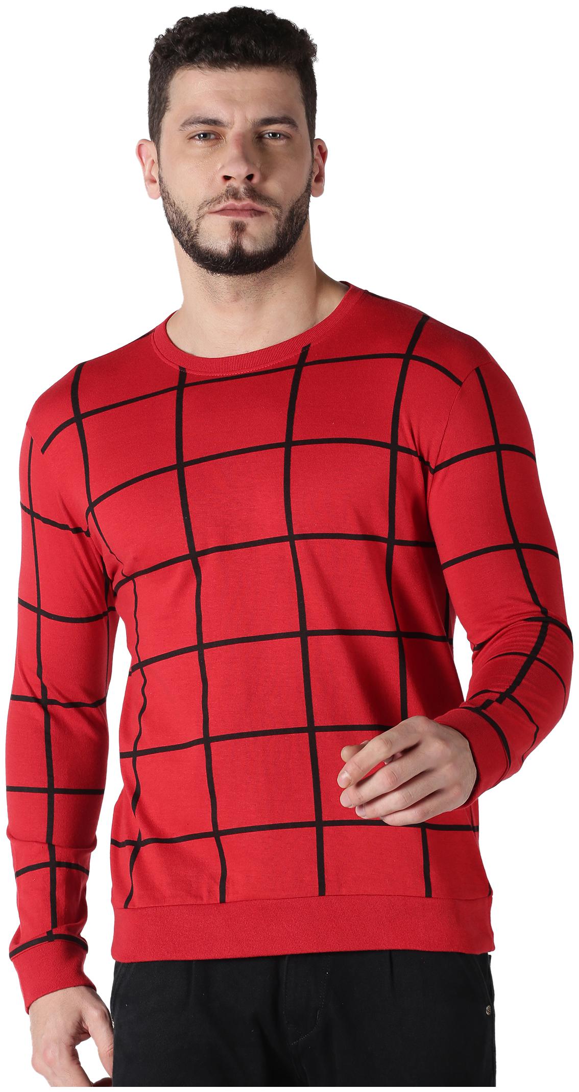 

Urgear Men Red Regular fit Cotton Round neck T-Shirt - Pack Of 1