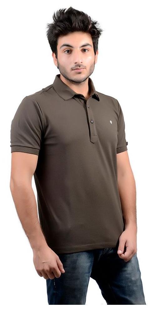 

USI OLIVE COTTON POLO TSHIRT
