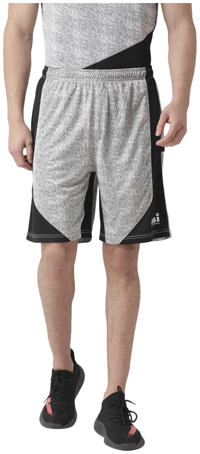 

USI Universal Men Polyester Shorts Grey color