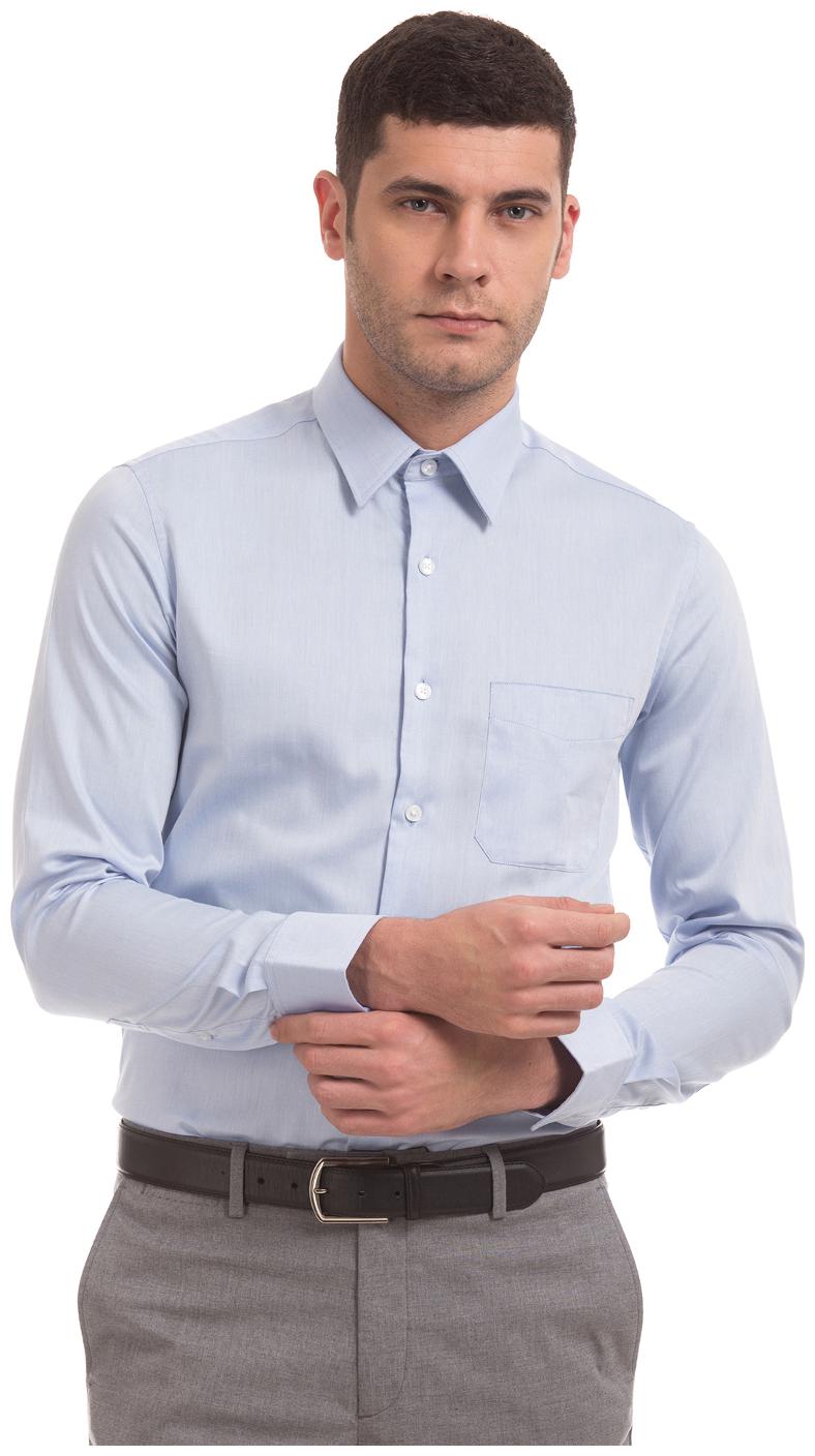 

U S Polo Assn Men Slim fit Formal Shirt - Blue