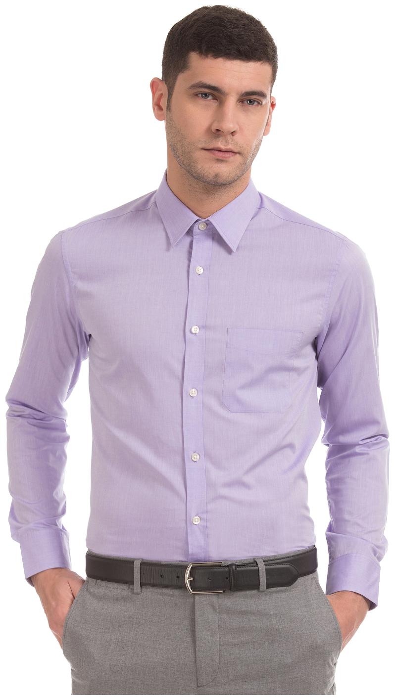 

U S Polo Assn Men Slim fit Formal Shirt - Purple
