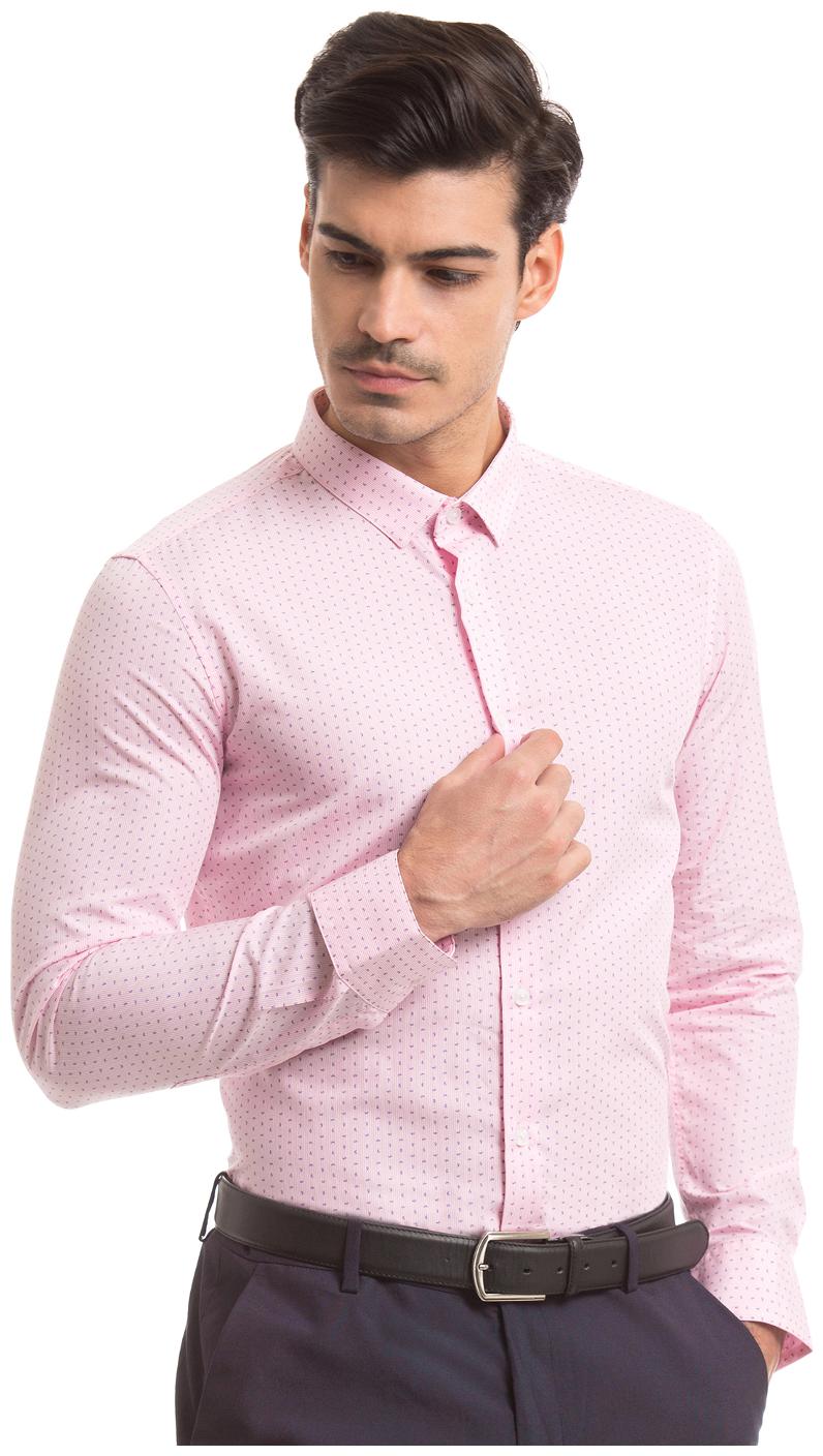 

U S Polo Assn Men Slim fit Formal Shirt - Pink