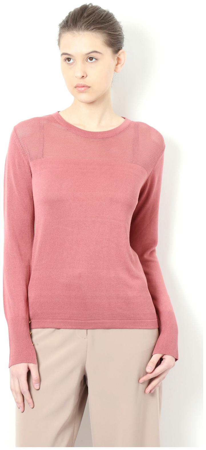 

Van Heusen Women Solid Regular top - Pink