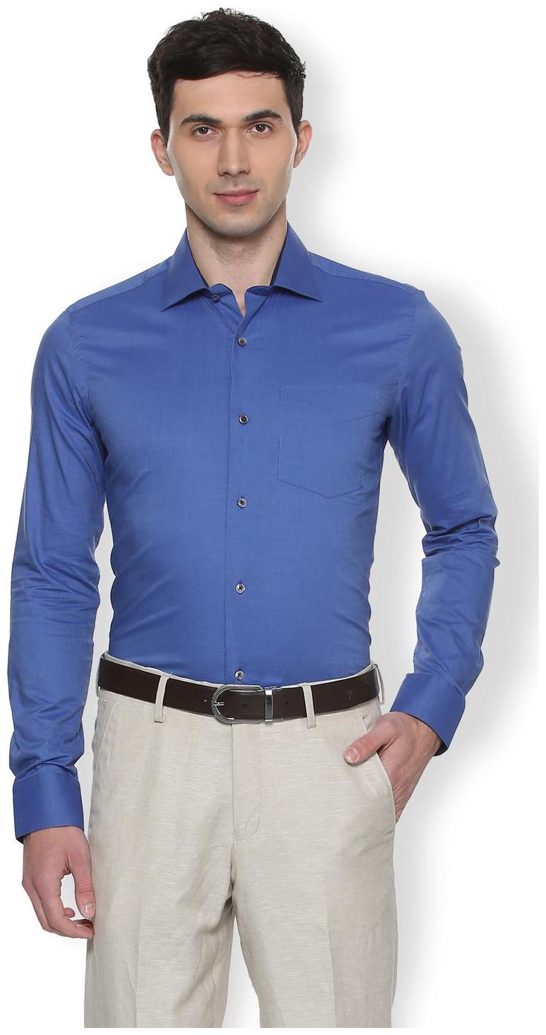 

Van Heusen Men Slim fit Formal Shirt - Blue