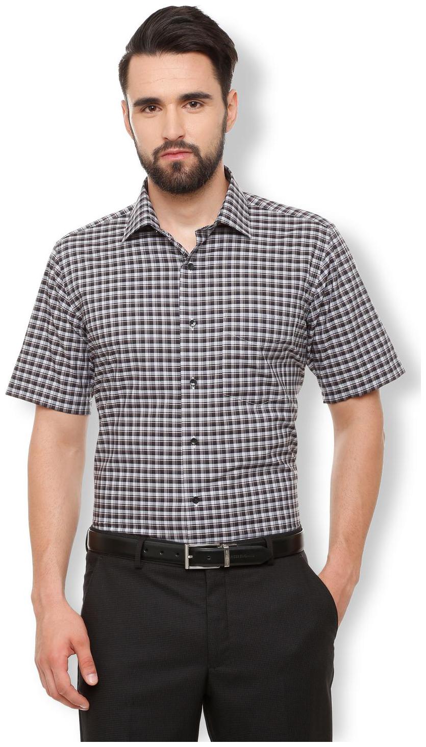 

Van Heusen Men Regular fit Formal Shirt - Black