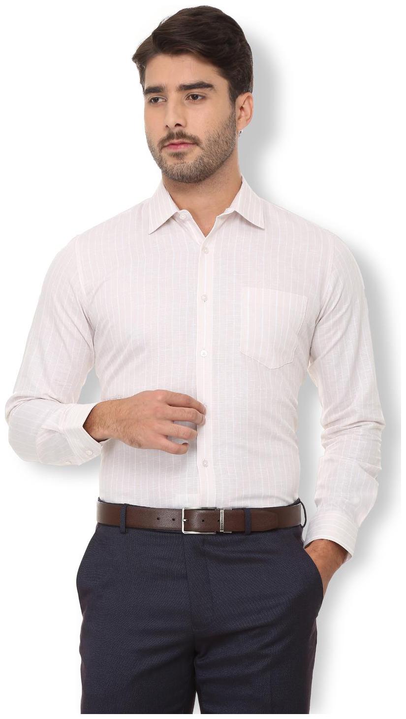 

Van Heusen Men Slim fit Formal Shirt - Beige