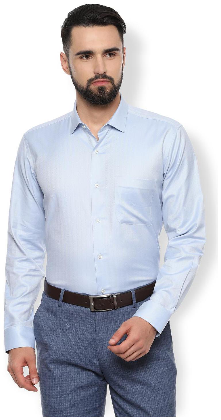 

Van Heusen Men Regular fit Formal Shirt - Blue