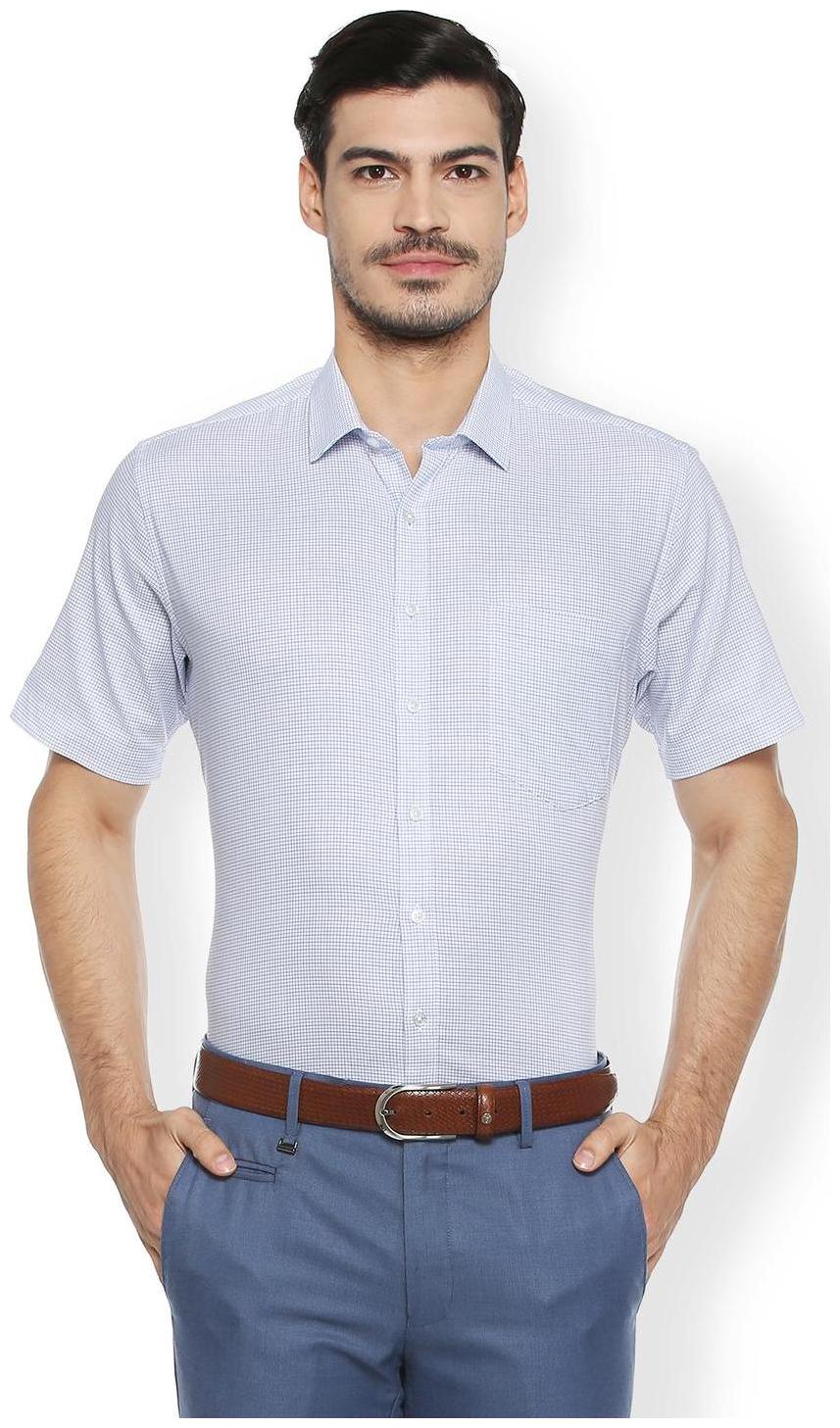 

Van Heusen Men Regular fit Formal Shirt - Blue
