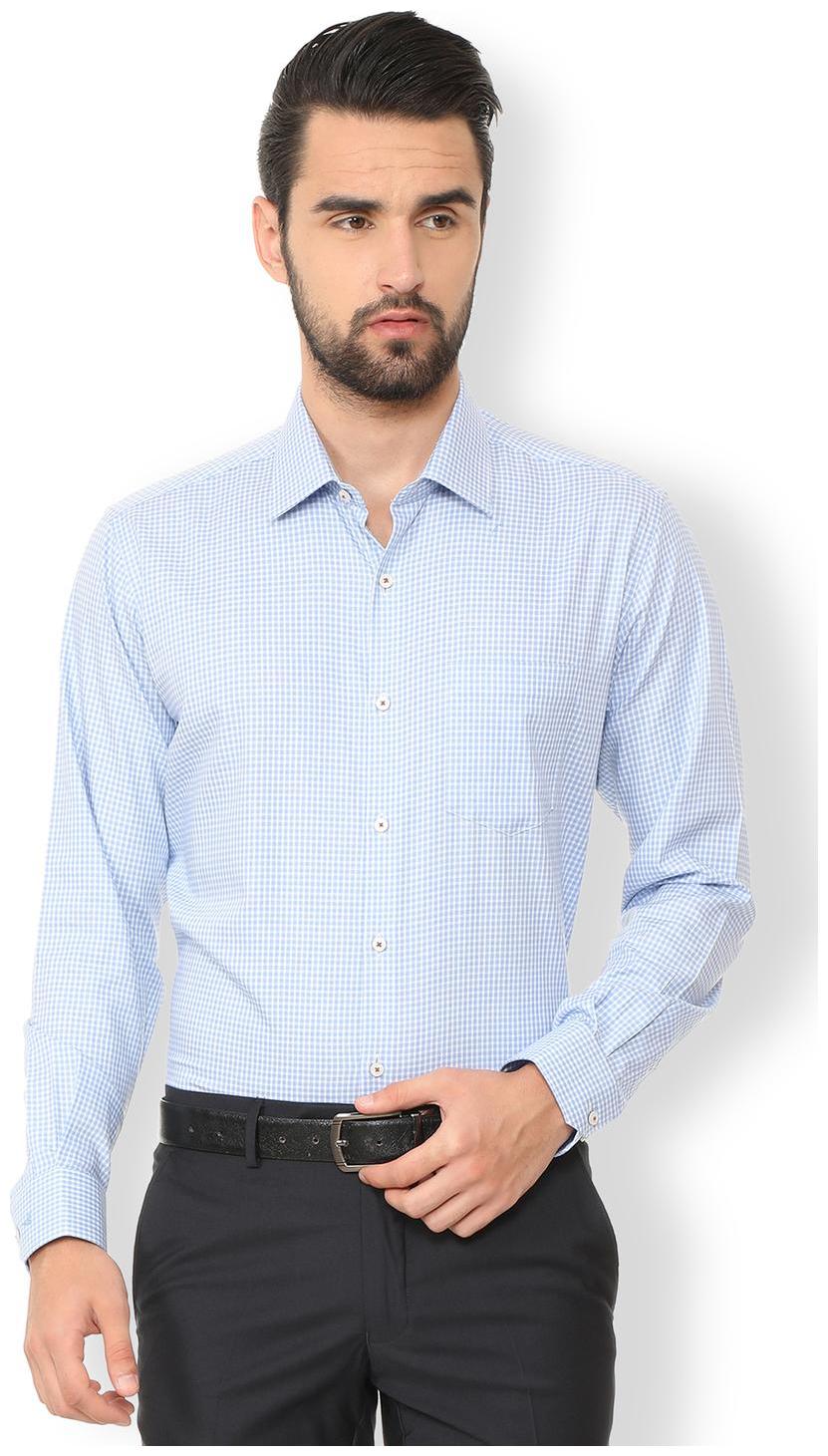 

Van Heusen Men Slim fit Formal Shirt - Blue