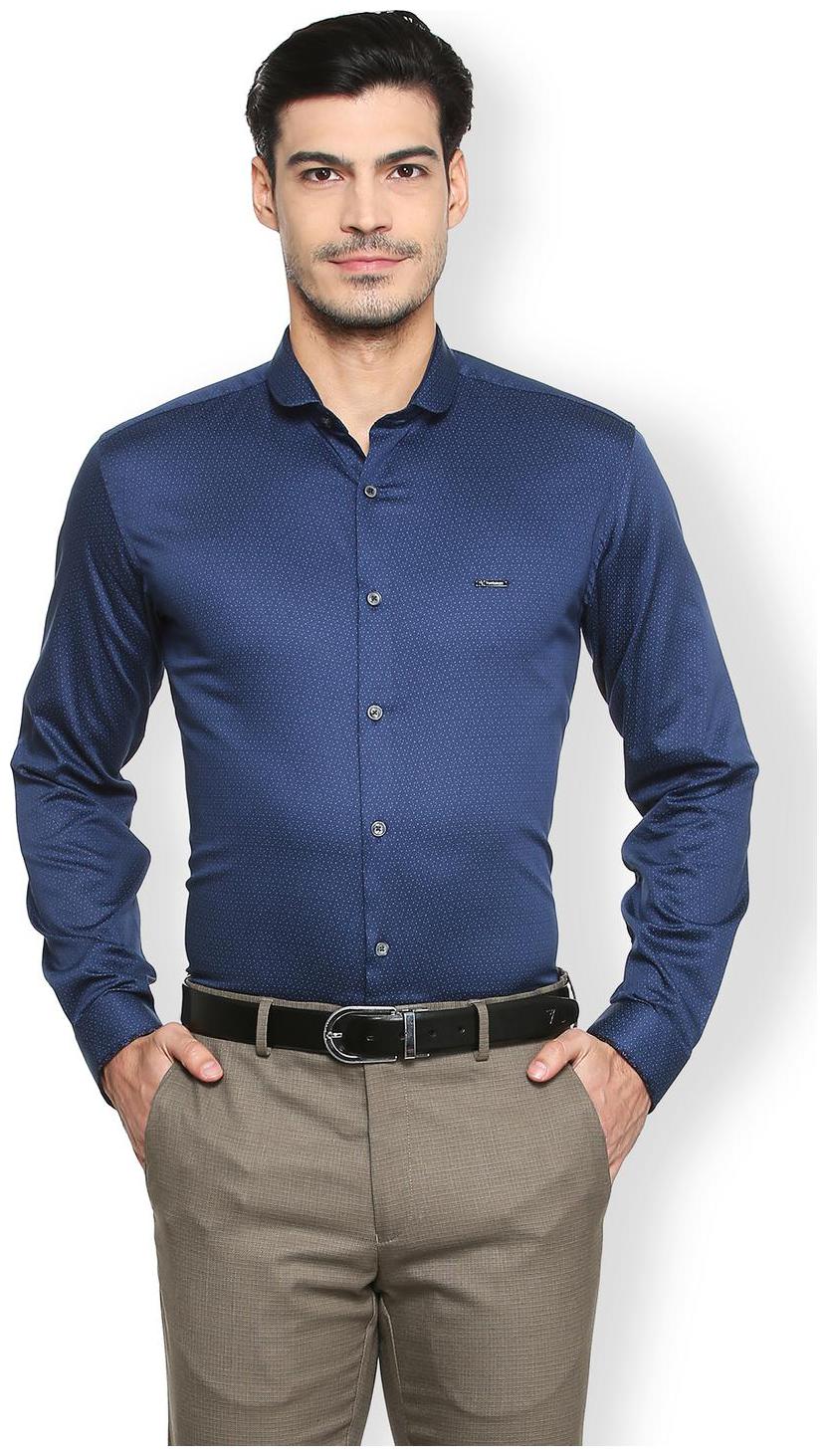 

Van Heusen Men Slim fit Formal Shirt - Blue