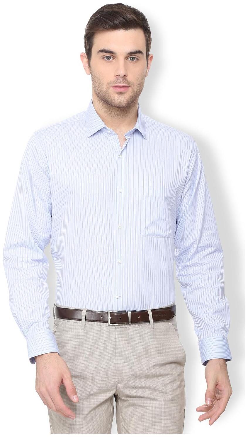 

Van Heusen Men Regular fit Formal Shirt - Blue