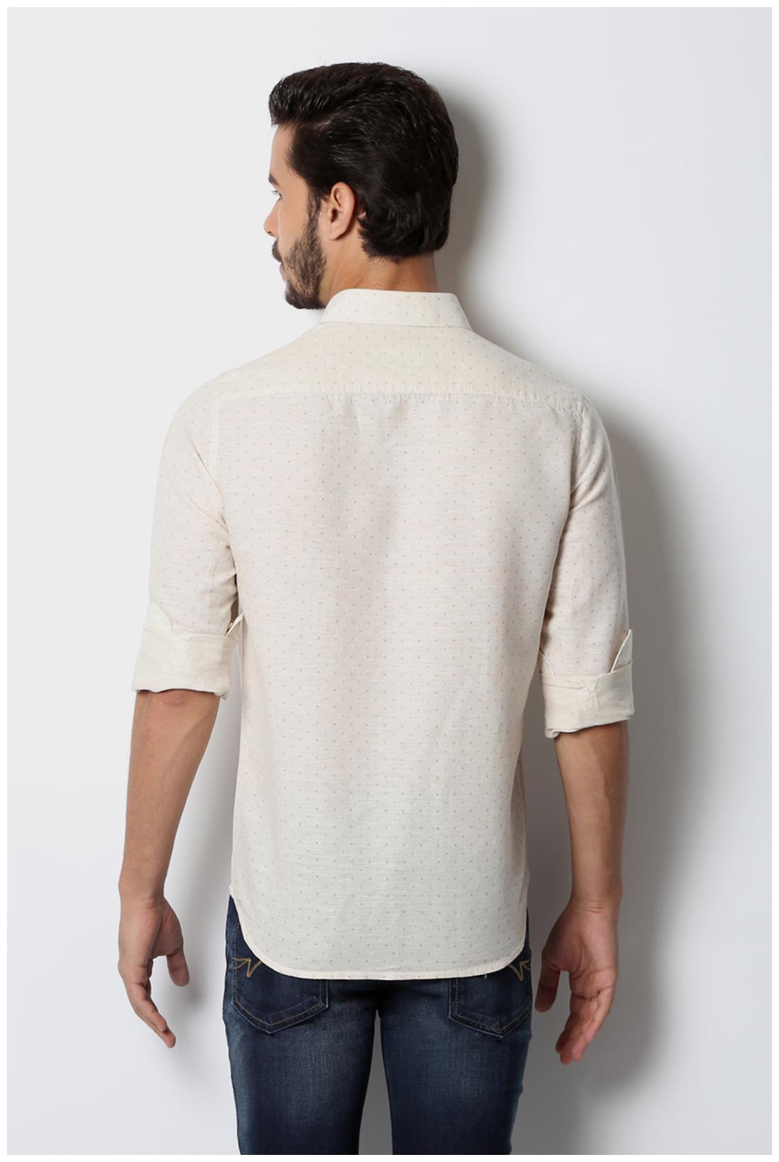 

Van Heusen Men Grey Solid Slim Fit Casual Shirt