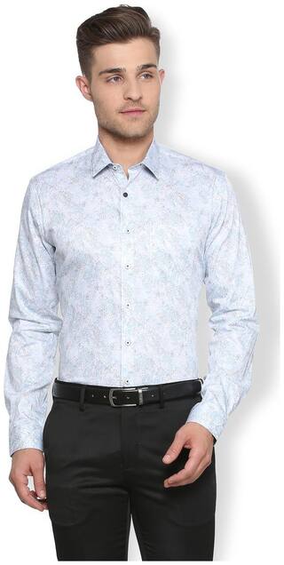Van Heusen Men Slim fit Formal Shirt - Blue