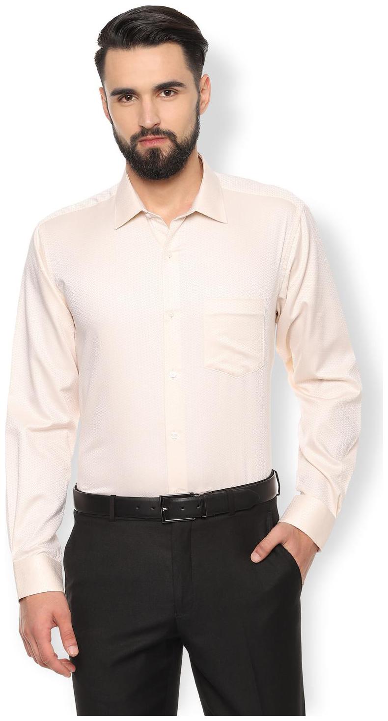

Van Heusen Men Regular fit Formal Shirt - Beige
