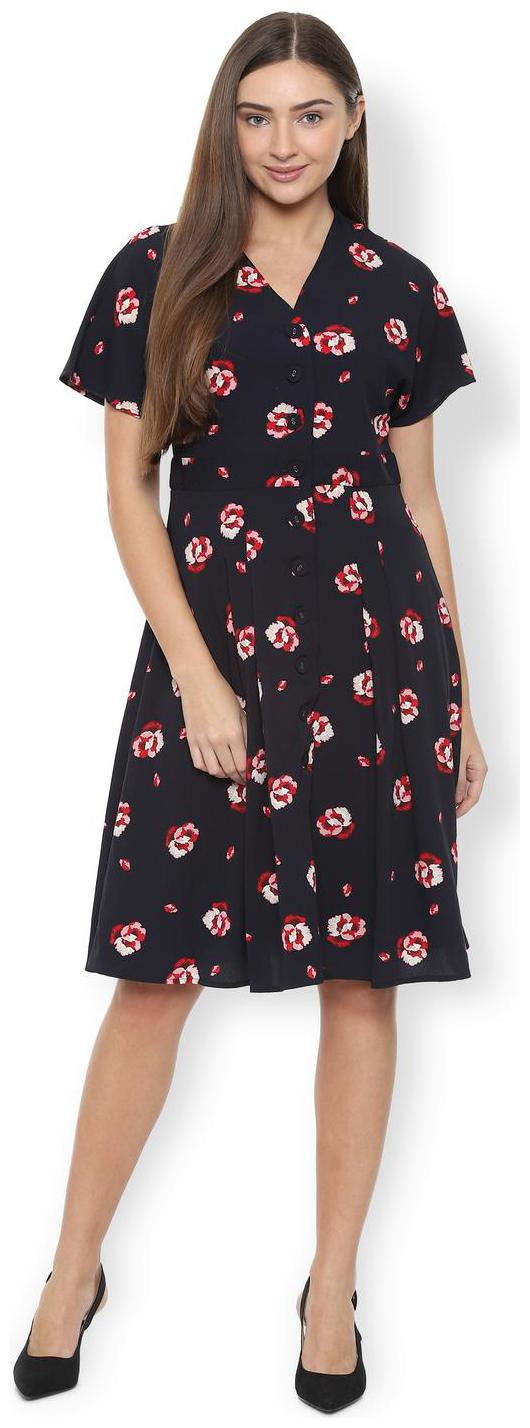

Van Heusen Black Printed Shirt dress