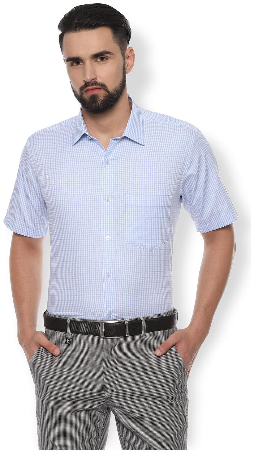 

Van Heusen Men Regular fit Formal Shirt - Blue