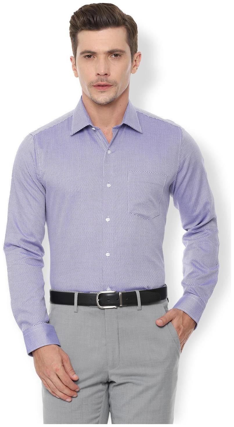 

Van Heusen Men Slim fit Formal Shirt - Blue