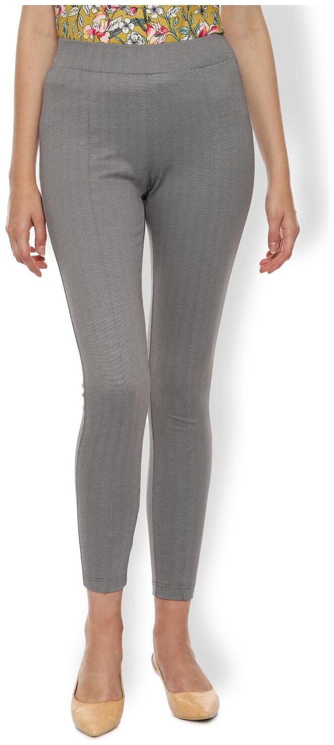 

Van Heusen Women Grey Regular fit Regular trousers