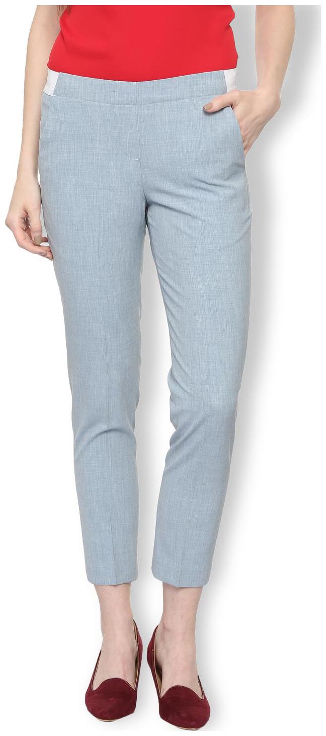 

Van Heusen Women Blue Regular fit Regular trousers
