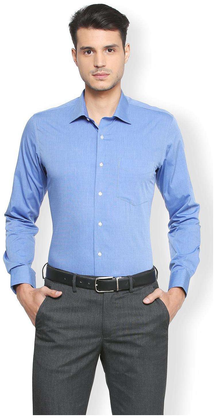 

Van Heusen Men Slim fit Formal Shirt - Blue