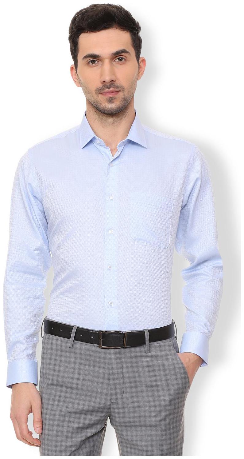 

Van Heusen Men Regular fit Formal Shirt - Blue