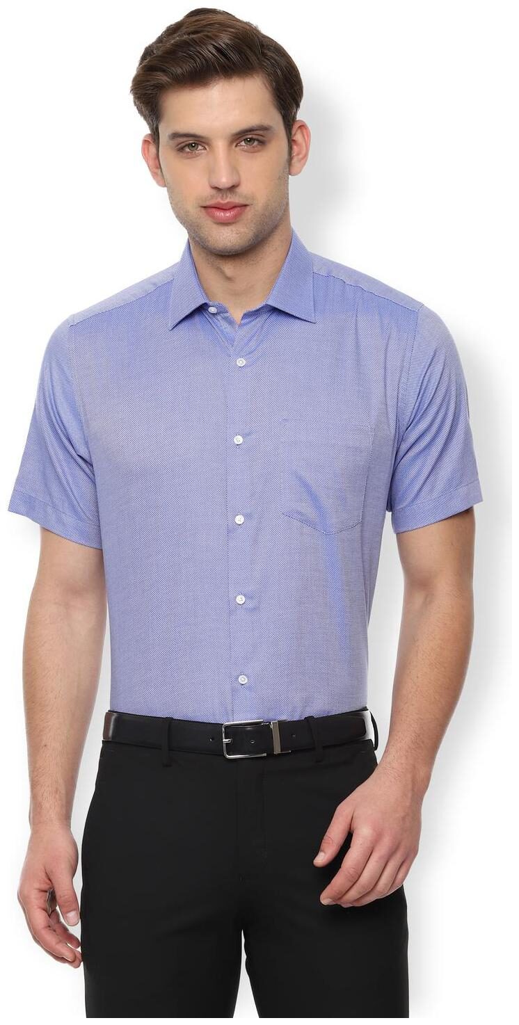 

Van Heusen Men Regular fit Formal Shirt - Blue
