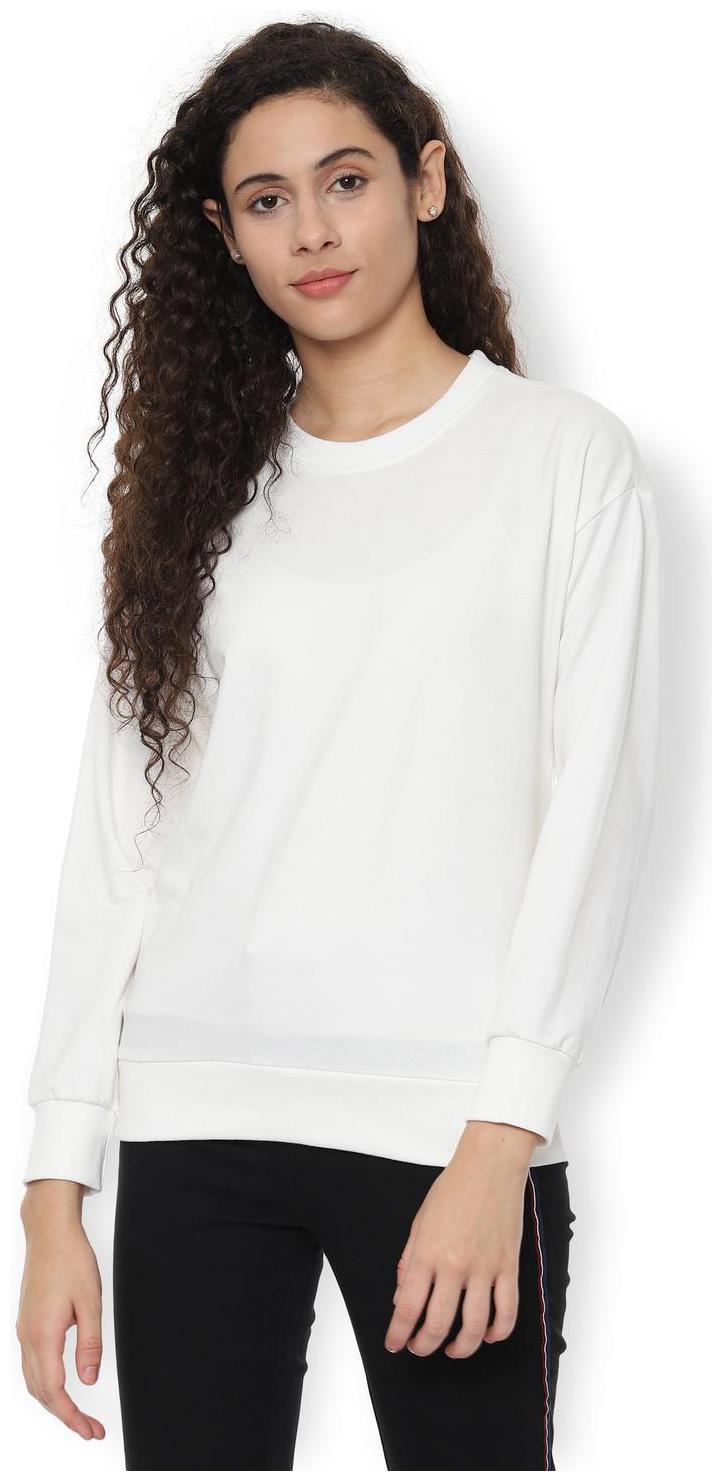 

Van Heusen Women Self design Regular top - White