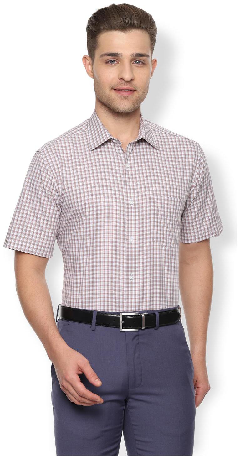 

Van Heusen Men Regular fit Formal Shirt - Brown