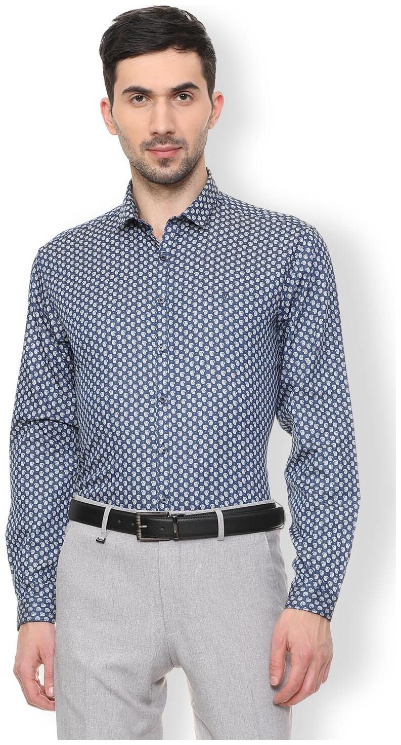 

Van Heusen Men Slim fit Formal Shirt - Blue