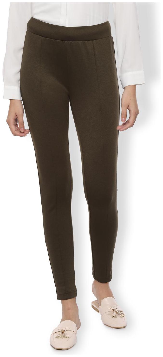 

Van Heusen Women Green Regular fit Regular trousers