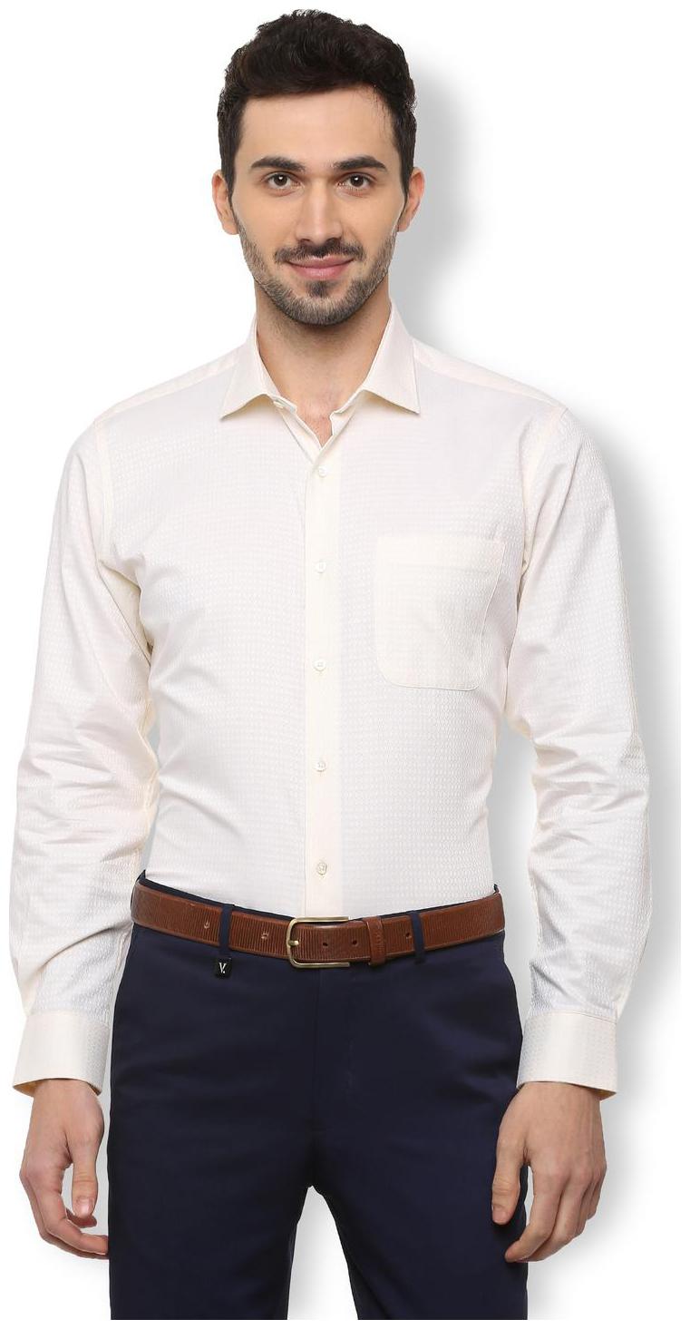 

Van Heusen Men Regular fit Formal Shirt - Beige