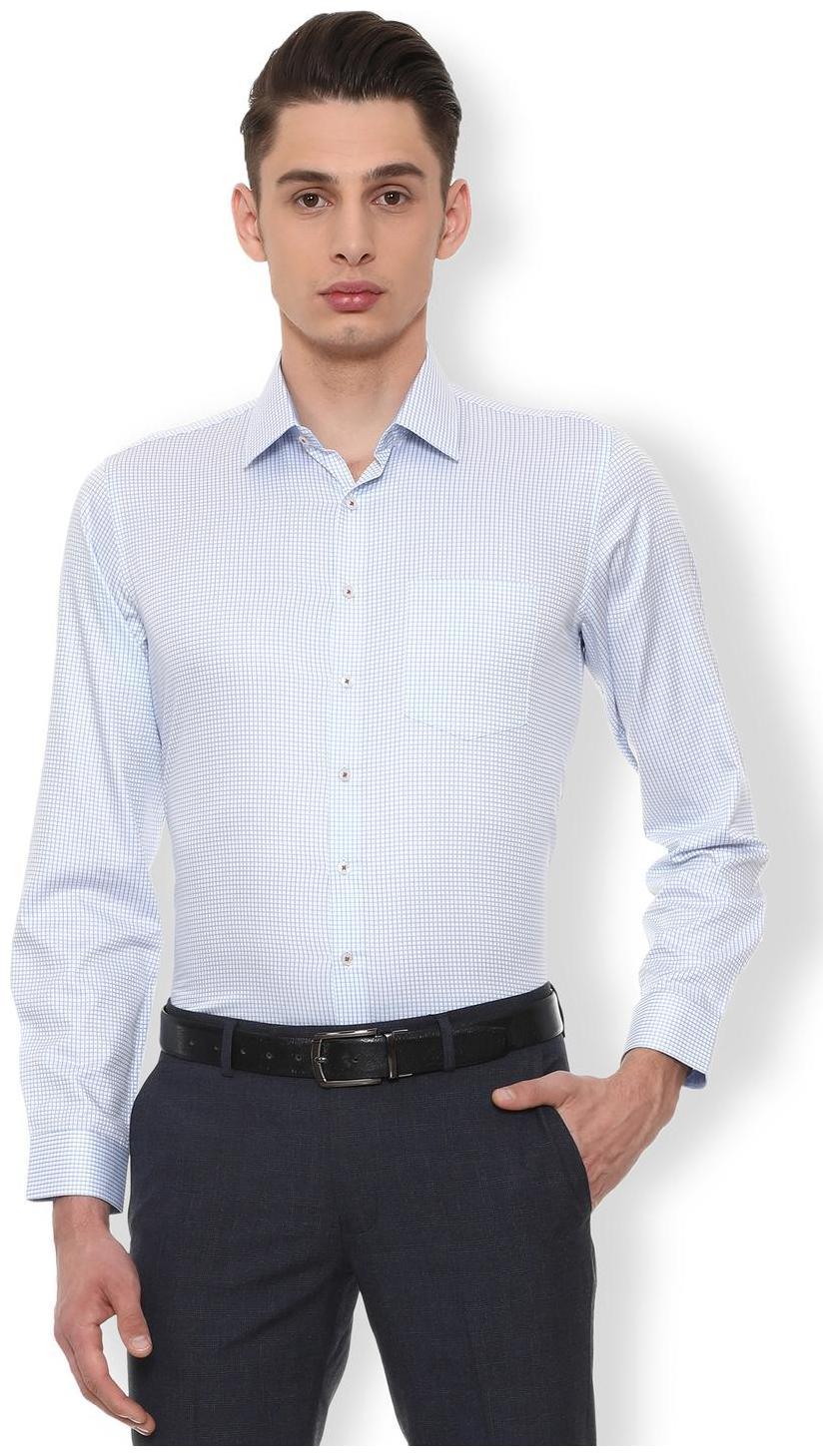 

Van Heusen Men Regular fit Formal Shirt - Blue