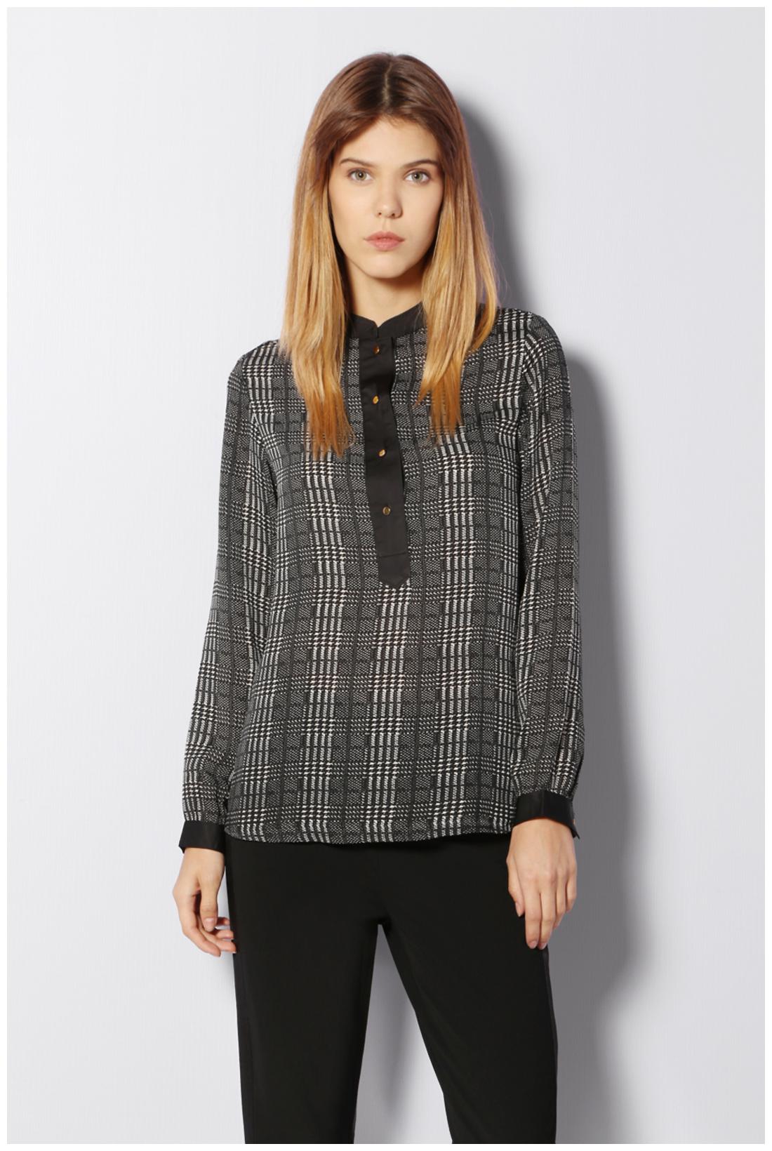 

Van Heusen Women Printed Regular top - Grey