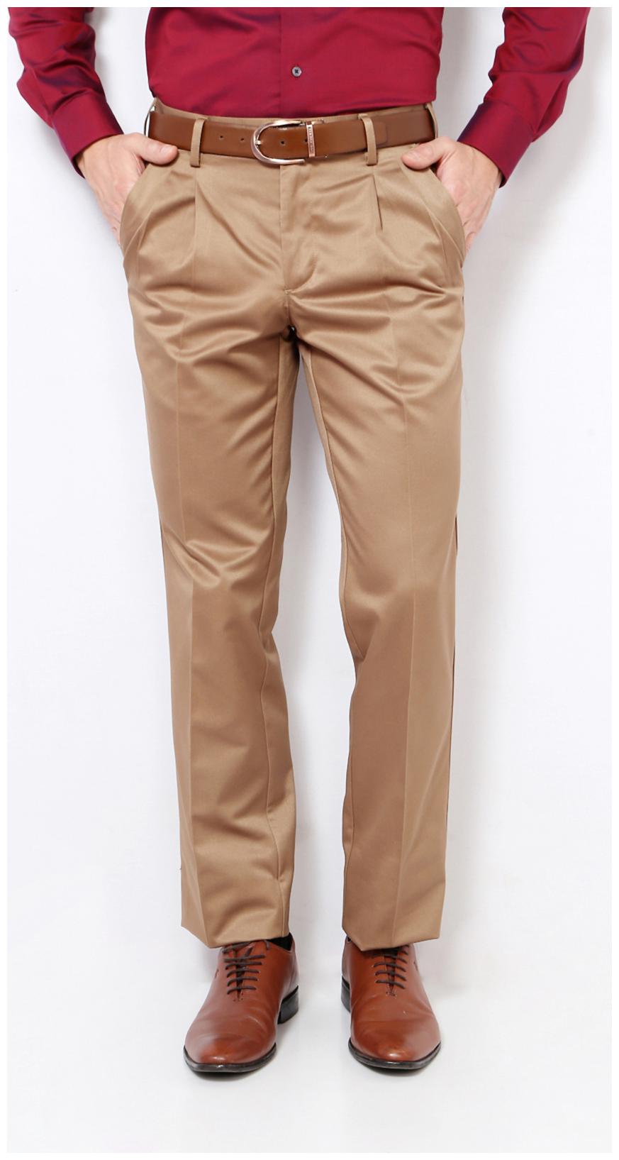 

Van Heusen Men Solid Regular Fit Formal Trouser - Cream