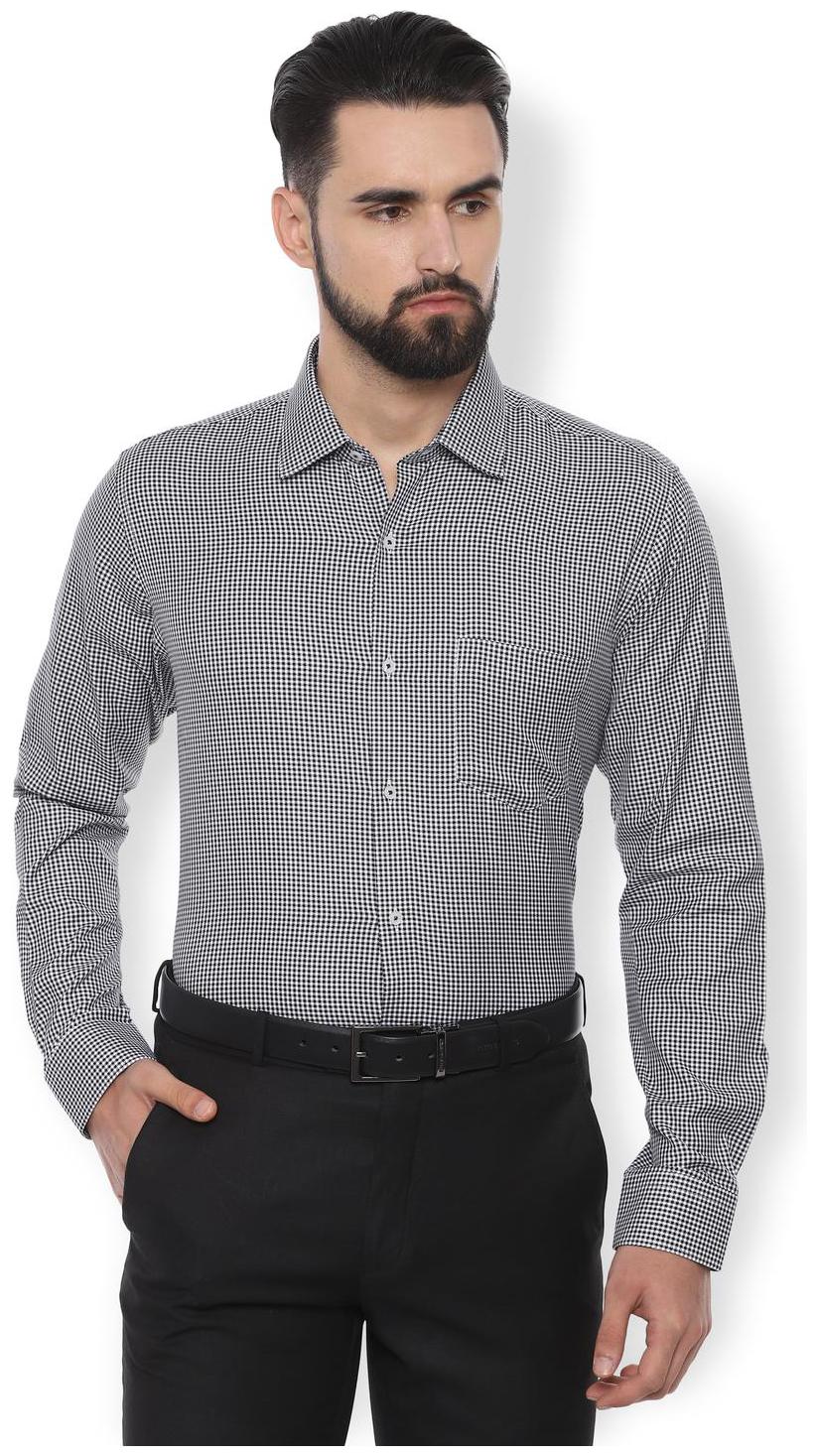 

Van Heusen Men Slim fit Formal Shirt - Black