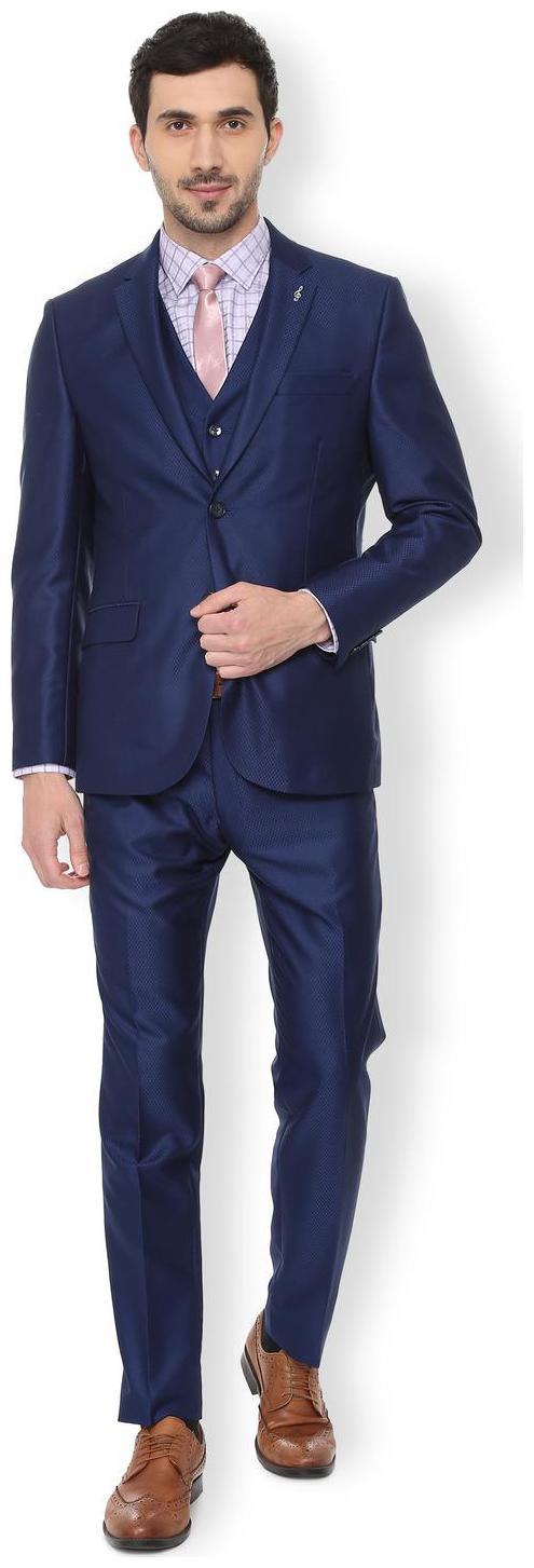 

Van Heusen Blue Three Piece Suit