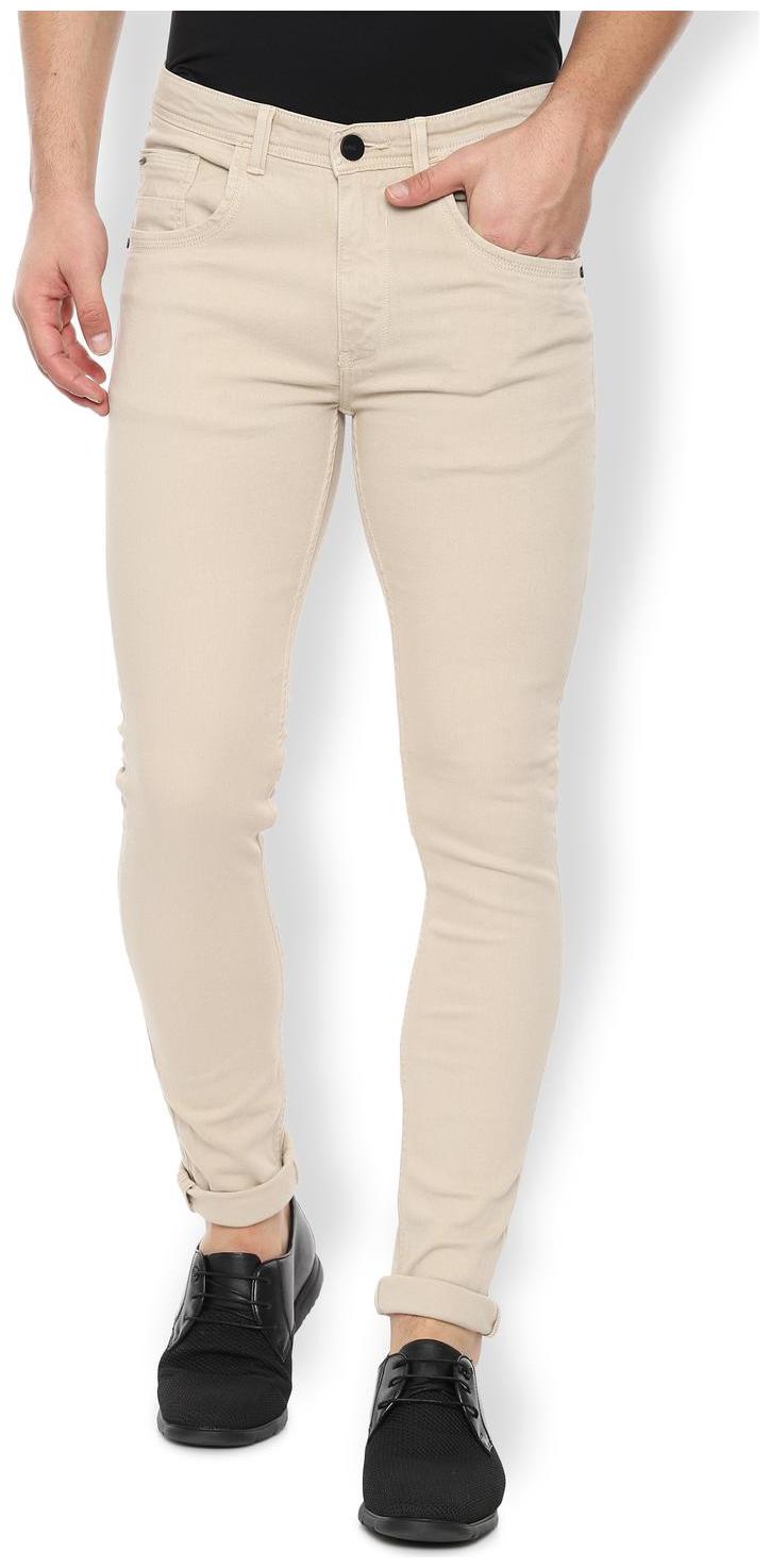

Van Heusen Men Beige Skinny Fit Jeans