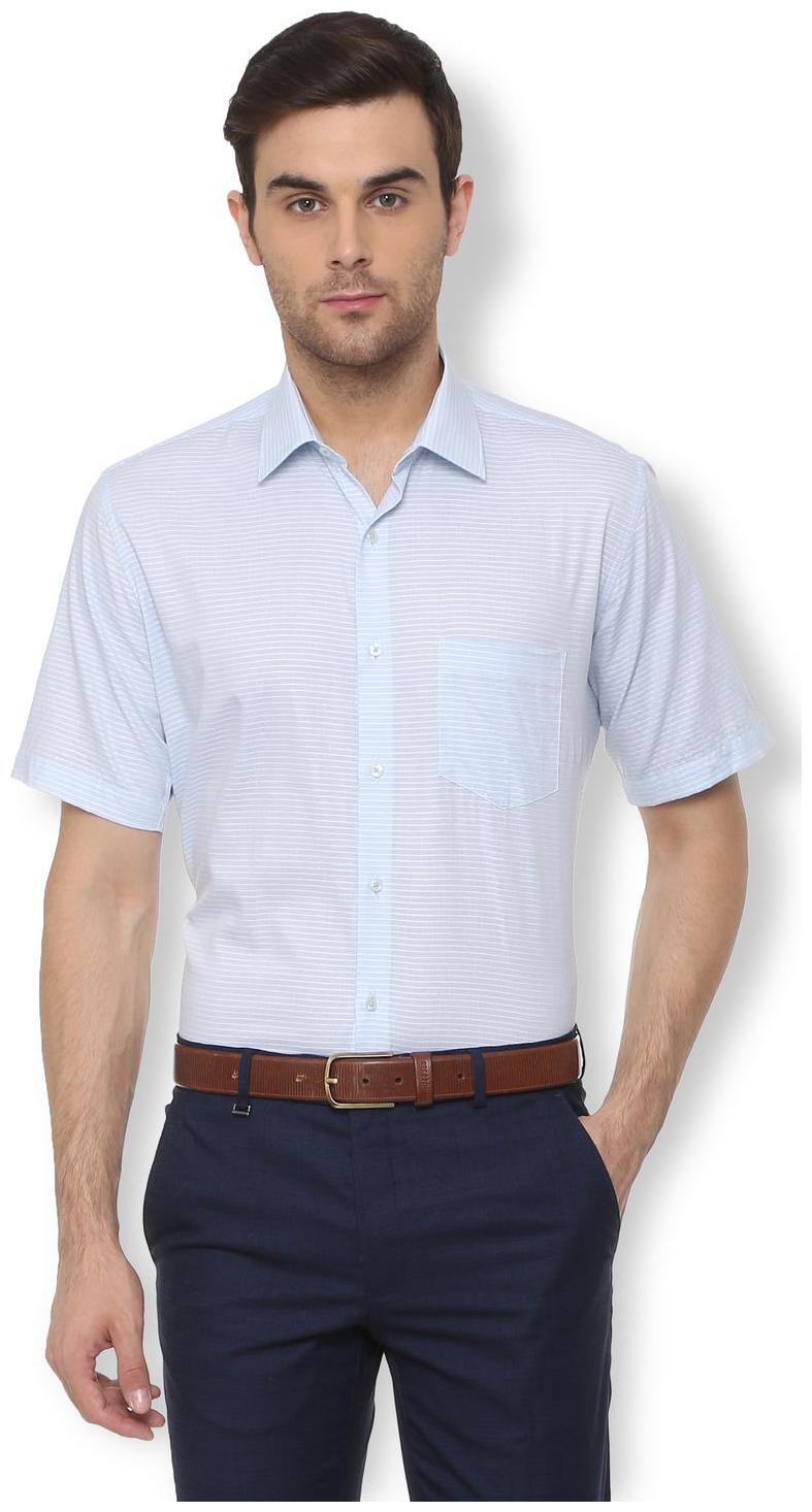 

Van Heusen Men Regular fit Formal Shirt - Blue