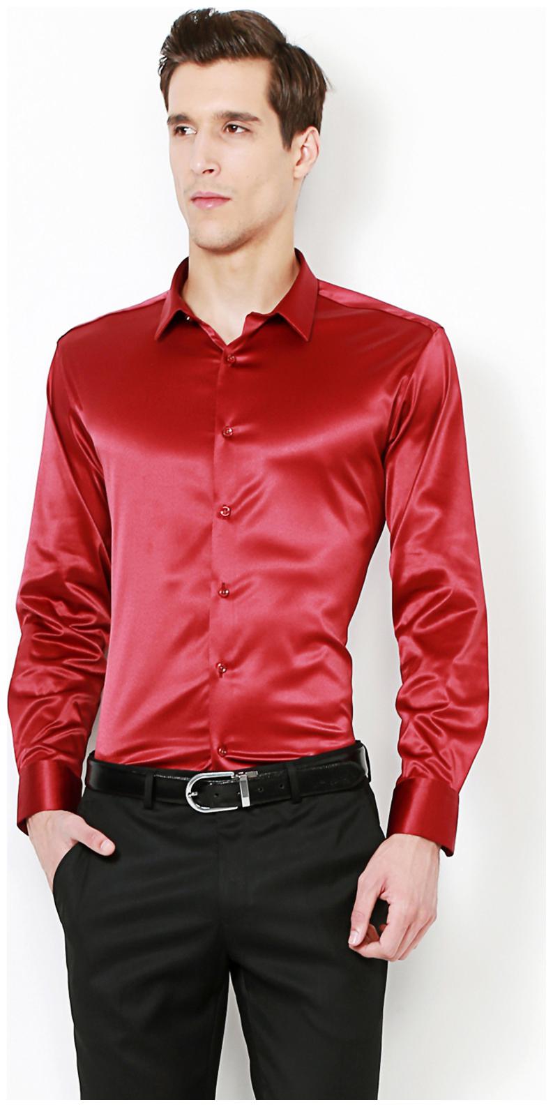 

Van Heusen Men Slim fit Formal Shirt - Red