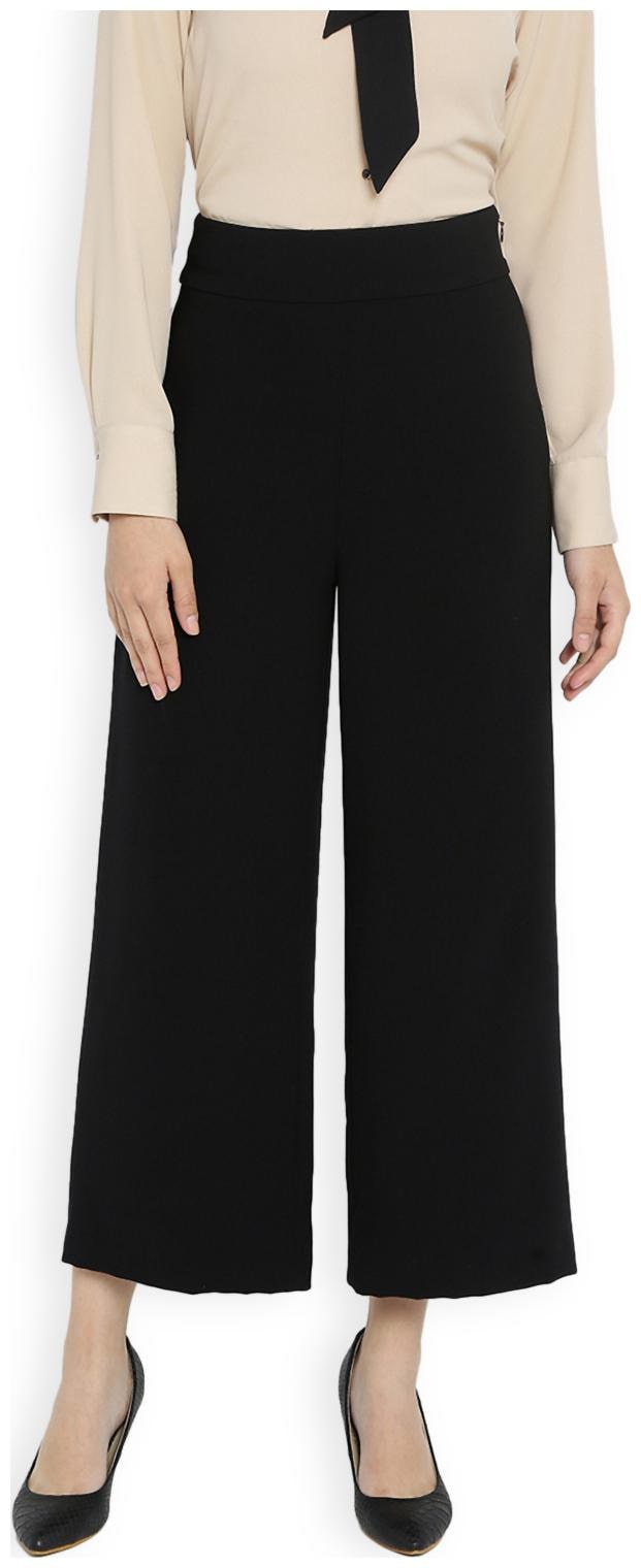 

Van Heusen Women Black Straight fit Bootcut pants