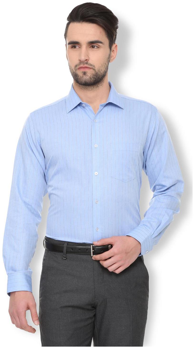 

Van Heusen Men Regular fit Formal Shirt - Blue