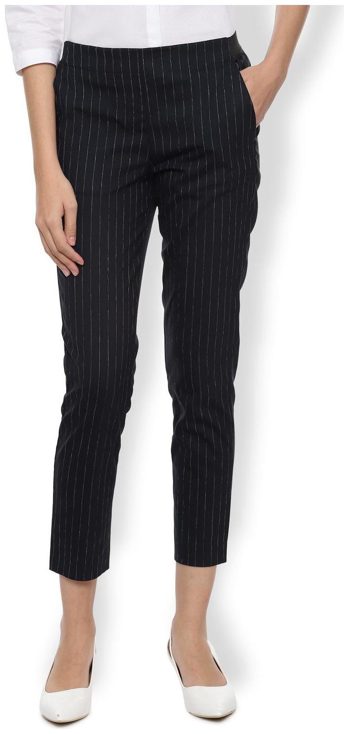 

Van Heusen Women Blue Regular fit Regular trousers