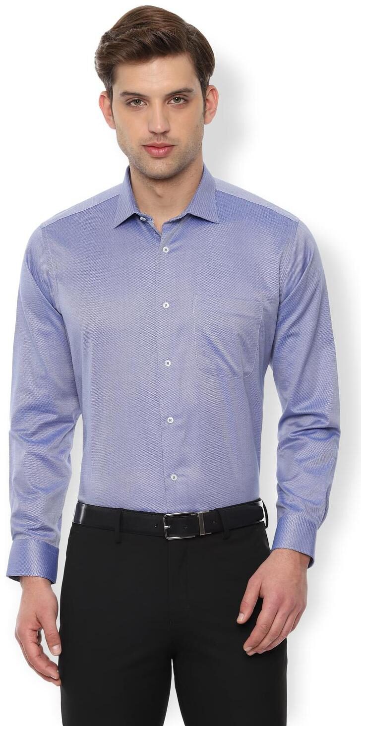 

Van Heusen Men Regular fit Formal Shirt - Blue