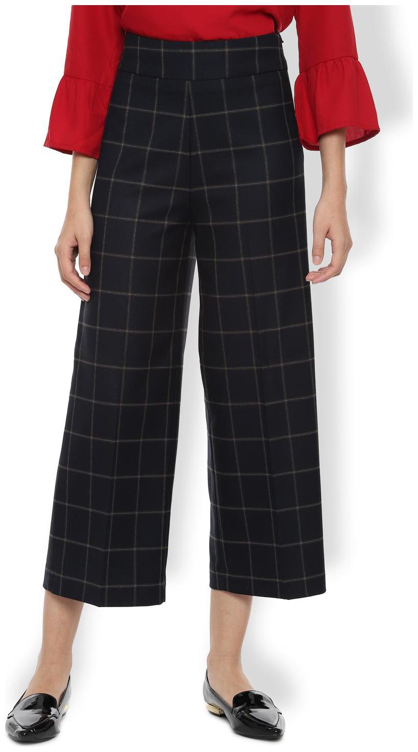 

Van Heusen Women Blue Regular fit Regular trousers