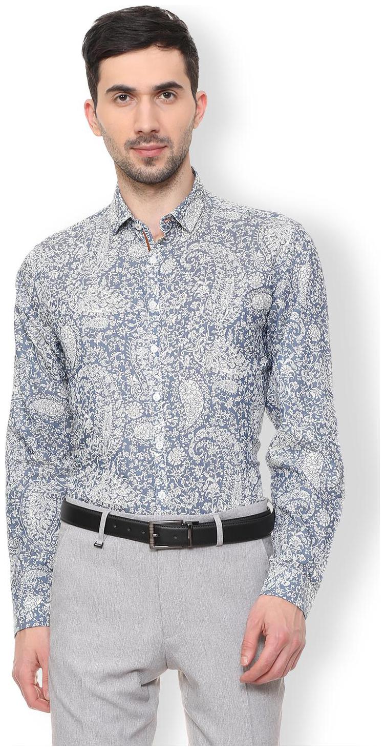 

Van Heusen Men Slim fit Formal Shirt - Blue