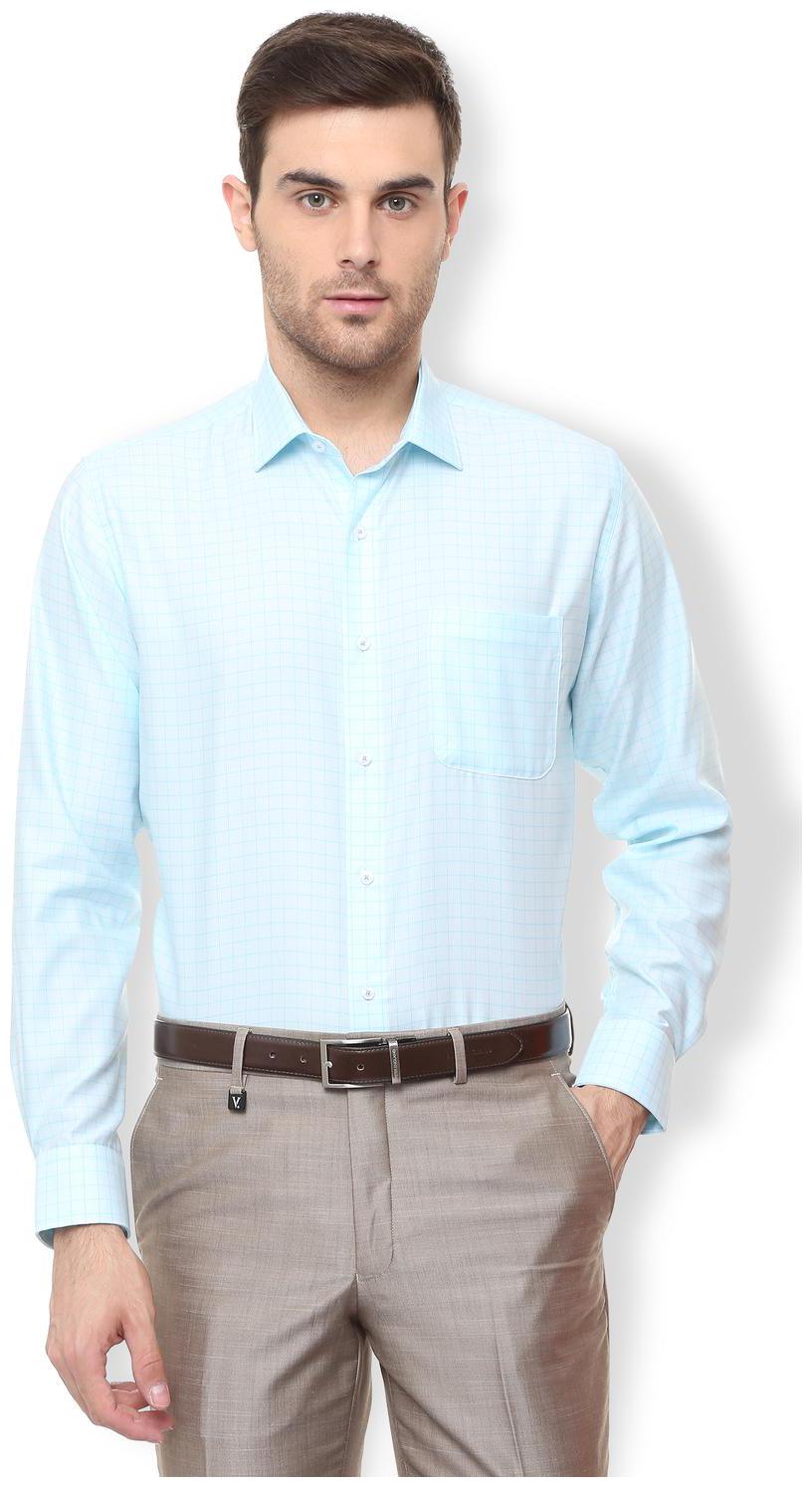 

Van Heusen Men Regular fit Formal Shirt - Blue